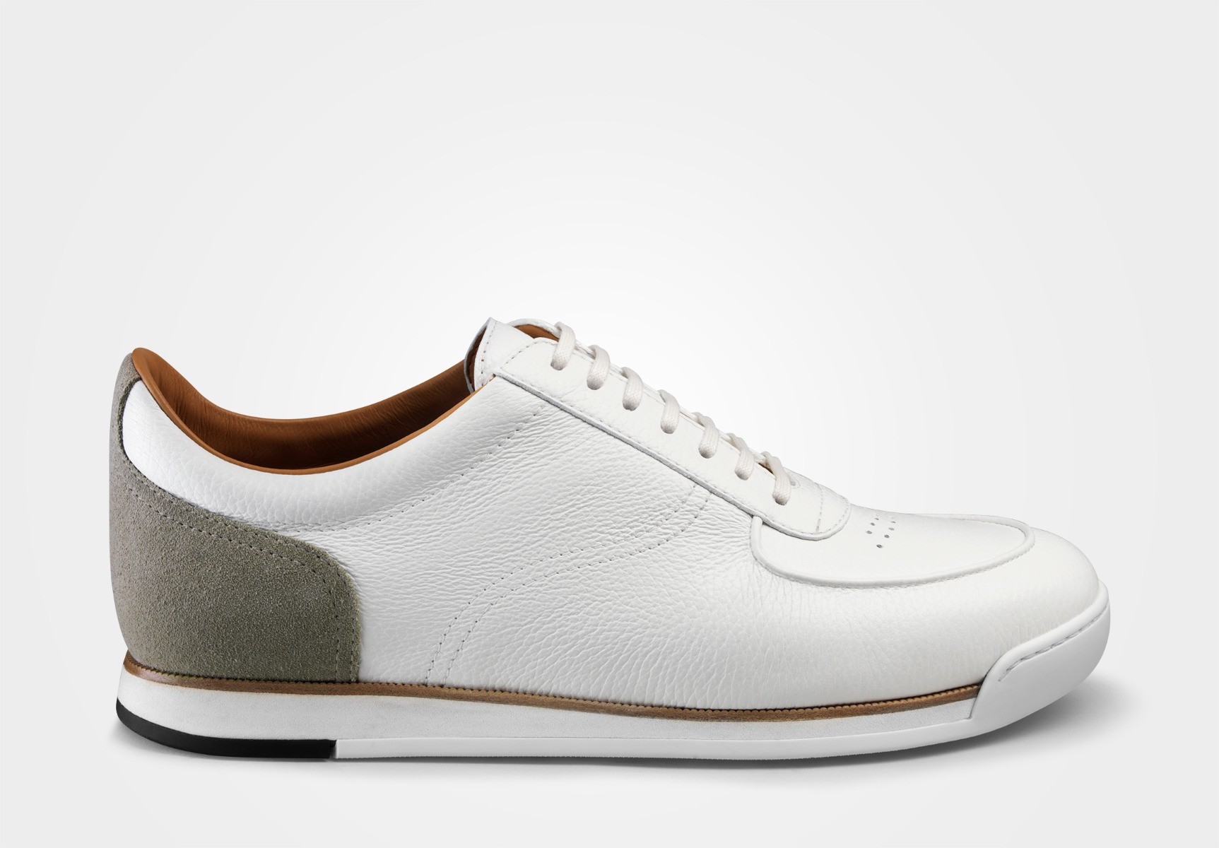 leather sole sneakers